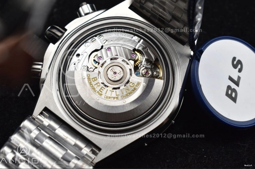 B01 Chronomat Best Bracelet Edition on Dial A7750 SS 1:1 Black 44mm SS BLSF 0423